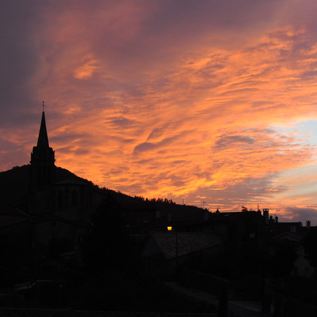 La Une – coucher soleil